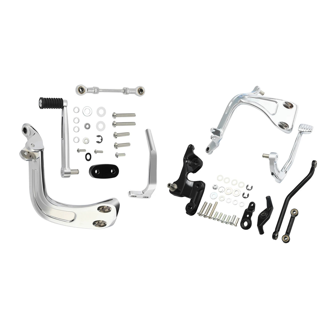 Mid Controls Shift Brake Side Kit Fit For Harley Sport Glide Fat Bob Fxfb 18-25