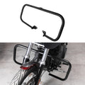 Black Engine Guard Highway Crash Bar Fit For Harley Dyna Fat Bob Low Rider 06-17