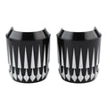 Lower Fork Slider Covers Fit For Harley Touring Road King Glide 1984-2013 Black