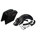5" Stretched Hard Saddlebags & Rear Fender Fit For Harley Road King Glide 09-13