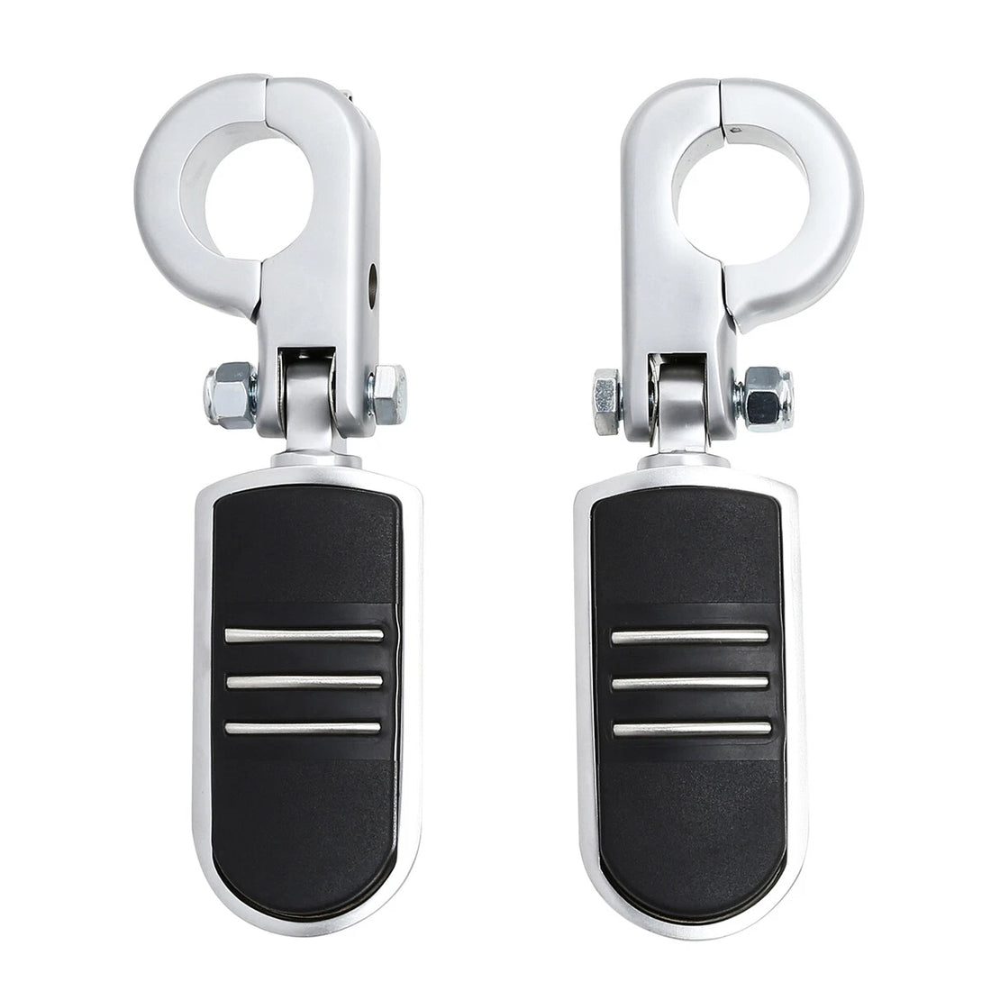 32mm Engine Guard Highway Footpeg Peg Mount Fit For Harley Touring Satin Chrome