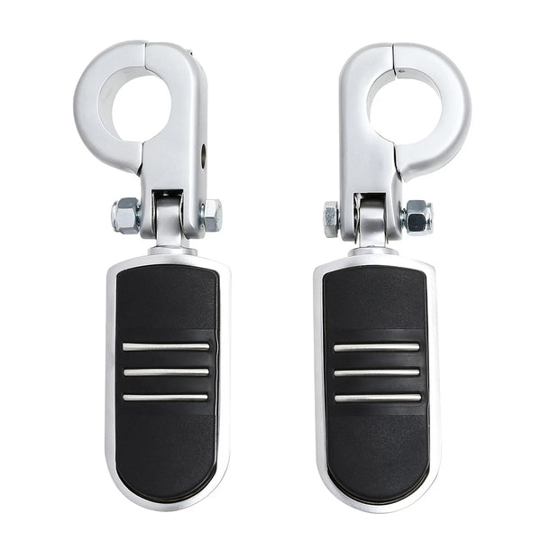 32mm Engine Guard Highway Footpeg Peg Mount Fit For Harley Touring Satin Chrome