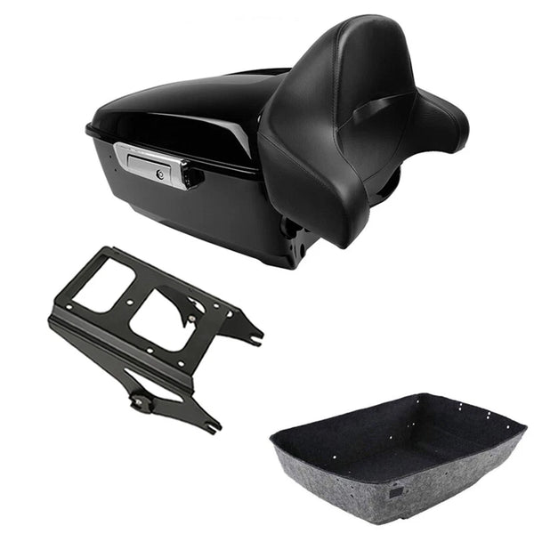 King Trunk Luggage Pad 2-Up Mount Fit For Harley Touring Road Glide 09-13
