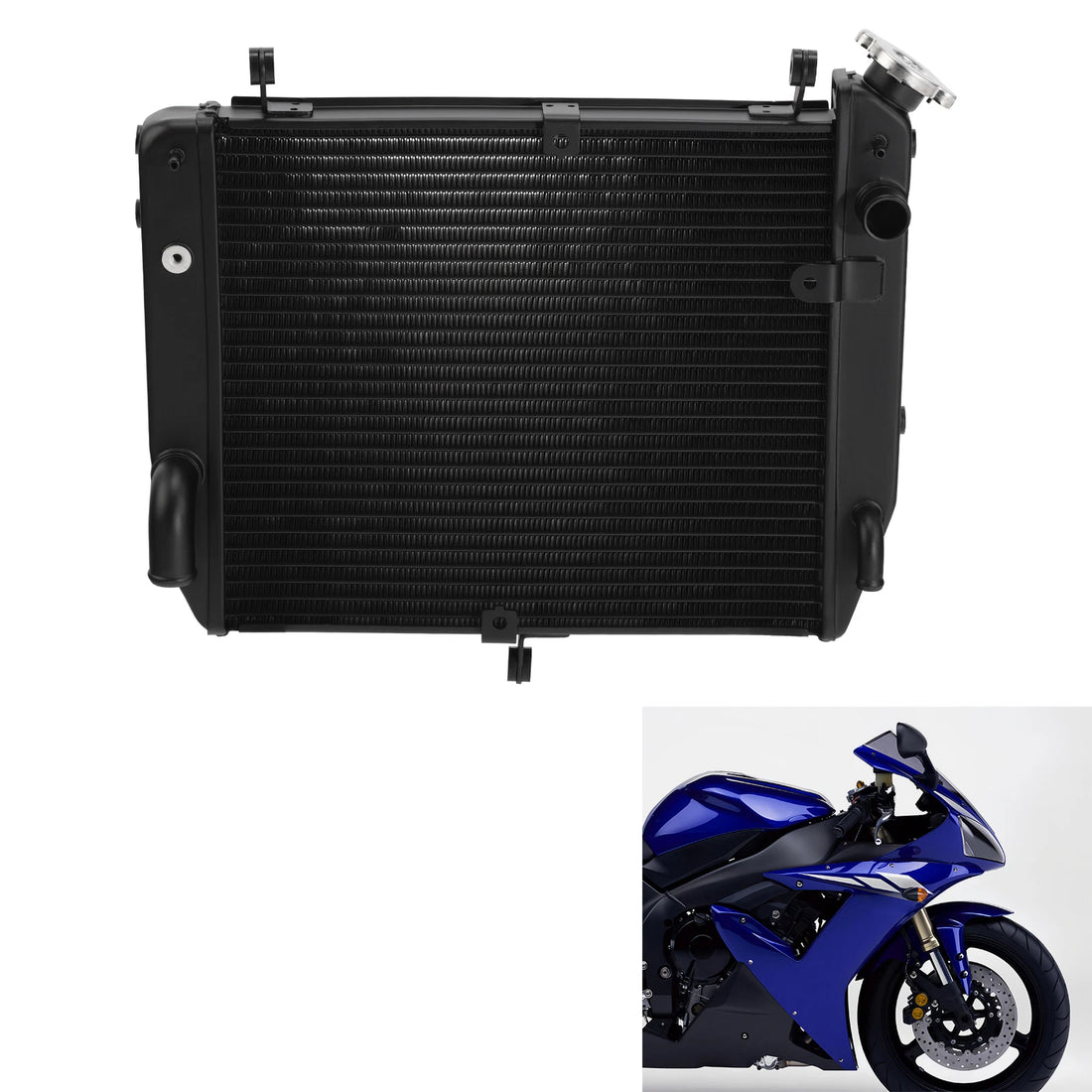 Fit For 2002-2003 Yamaha Yzf R1 Radiator Aluminum