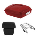 Chopped Trunk Backrest Mount Fit For Harley Touring 2014-2026 Wicked Red Glossy