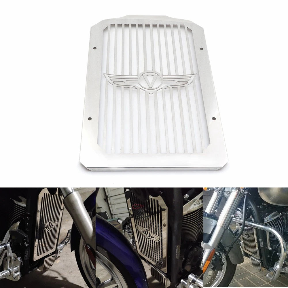 Radiator Cover For Kawasaki Vulcan VN900 Classic/LT 2006-2019 VN900 Custom 07-19