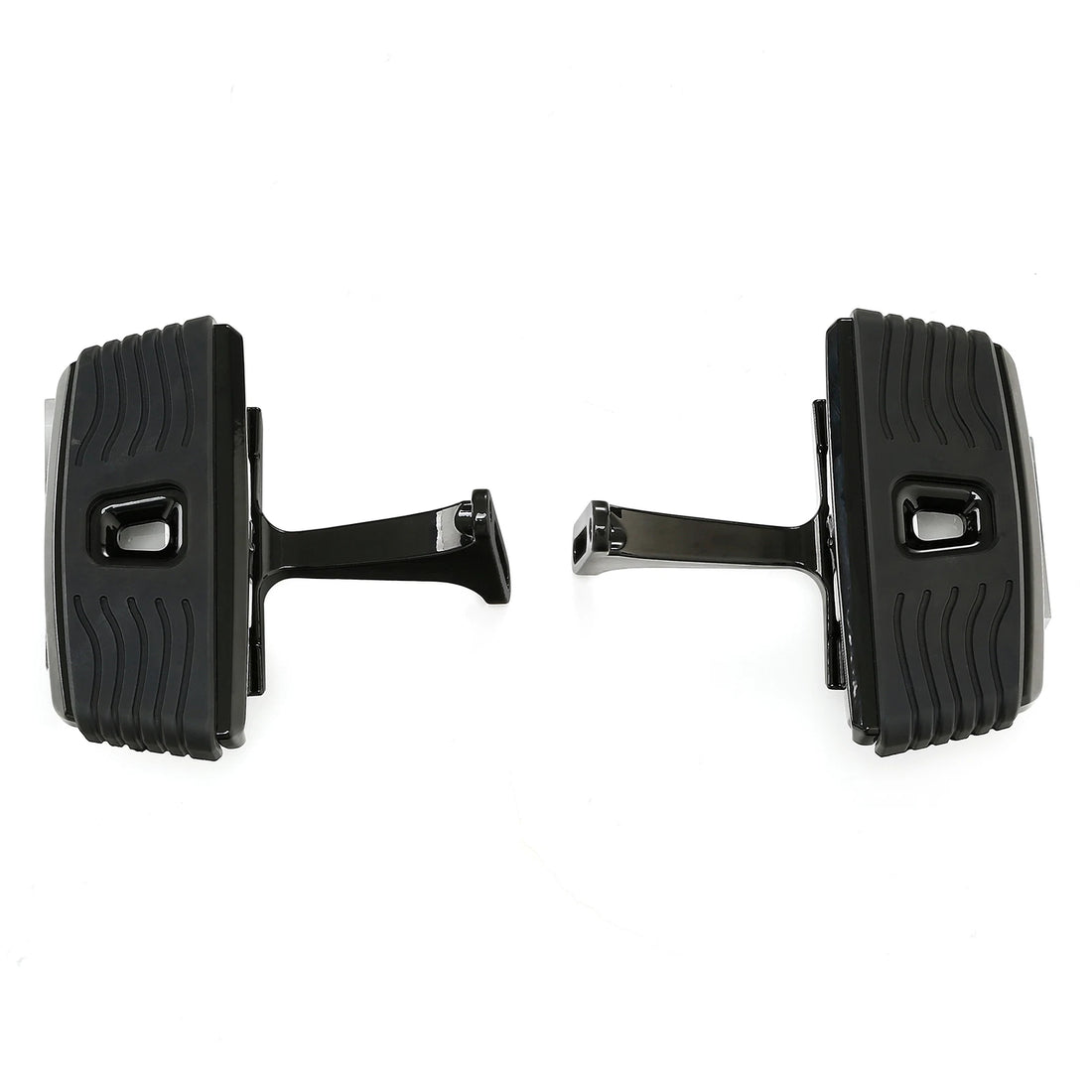Black Passenger Floorboard Footboard Fit For Harley Street Glide 1993-2025 24 23
