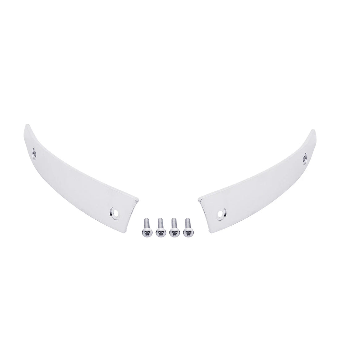 Split Windscreen Windshield Side Trim Fit For Harley Road Glide 2015-2024 Chrome