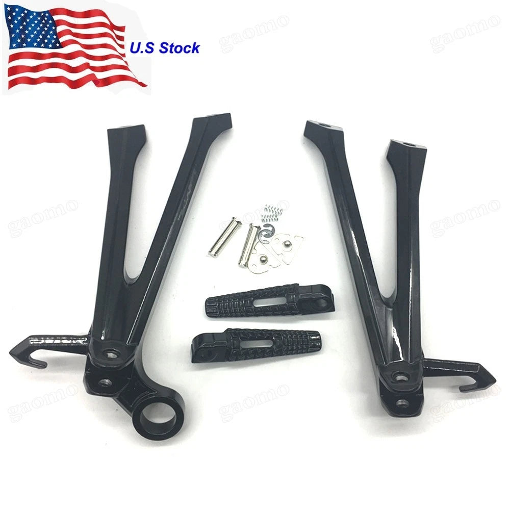 Suzuki GSXR600/750 Motorcycle Rear Passenger Foot Pegs Bracket Fit For 2011-2025