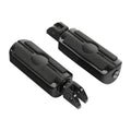 Black Front Driver Footpegs Foot Pegs Fit For Harley Fat Bob Sport Glide 18-2025