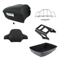 Matte King Trunk Backrest Rack Mount Fit For Harley Touring Glide 2009-2013