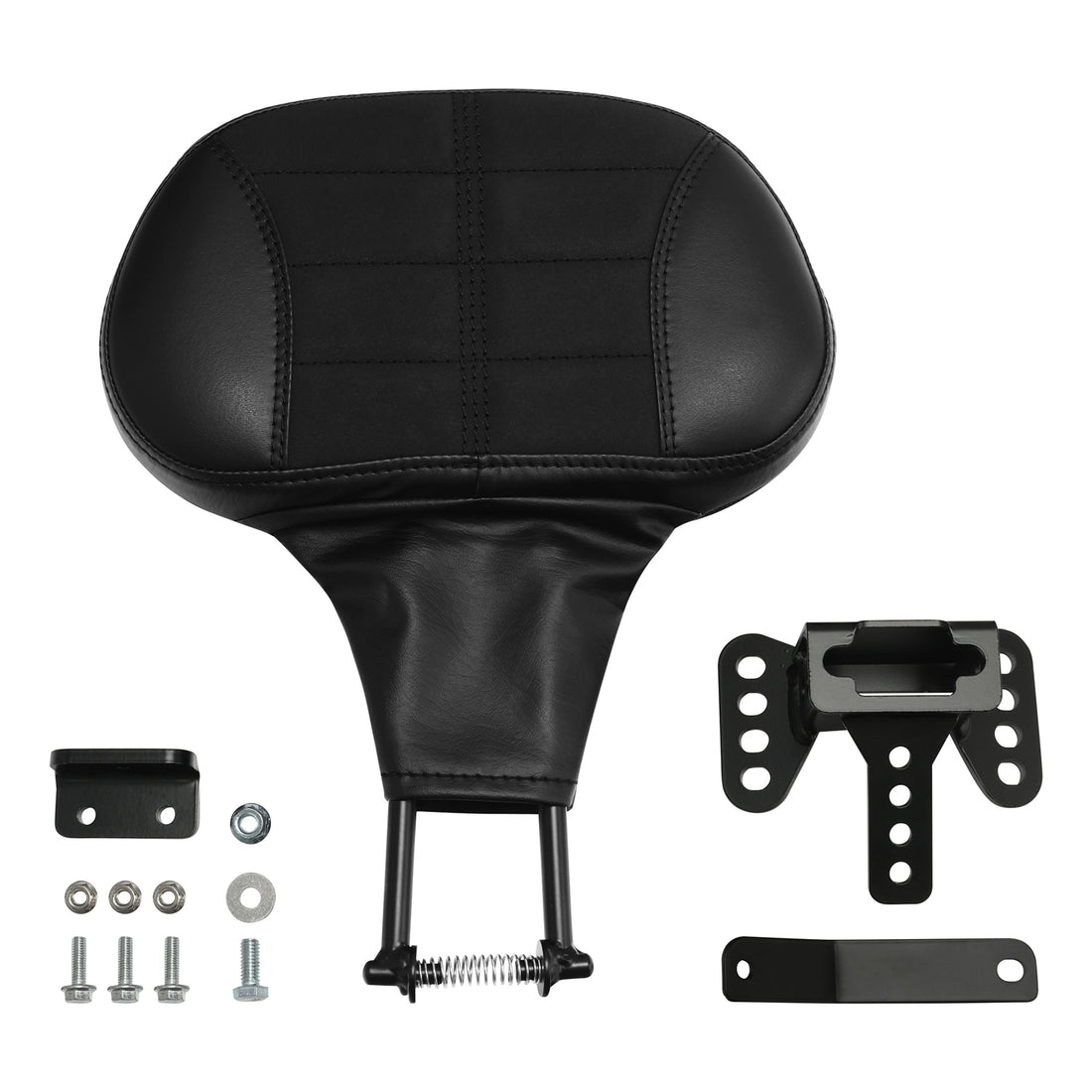 Front Rider Driver Backrest w/ Mount Fit For Harley Road Glide 2009-2023 Black
