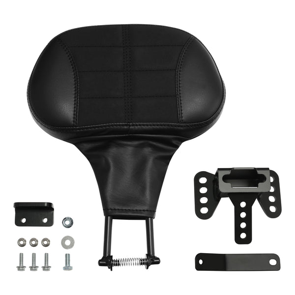 Front Rider Driver Backrest w/ Mount Fit For Harley Road Glide 2009-2023 Black