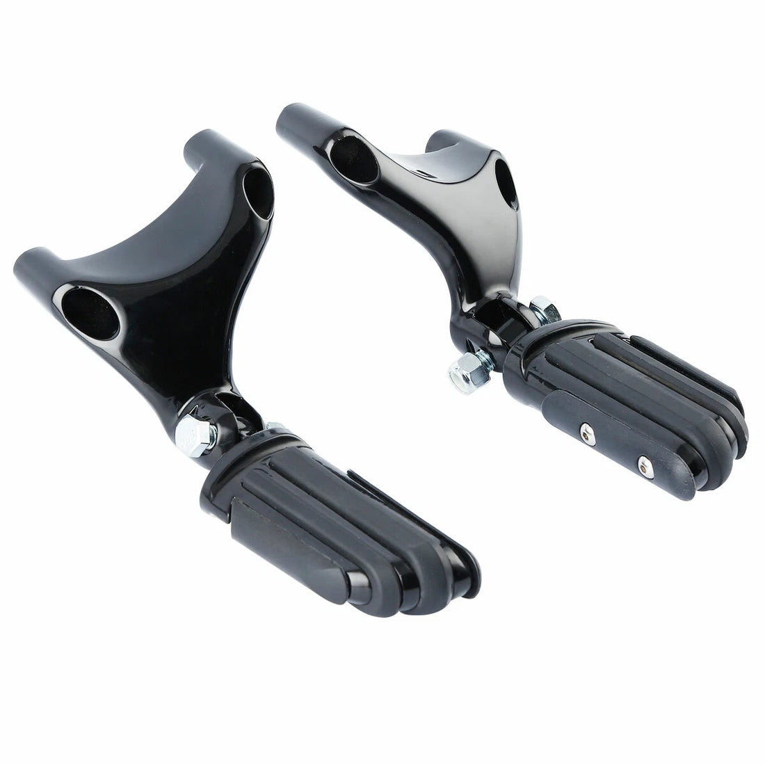 Black Rear Passenger Footpeg Fit For Harley Sportster 883 1200 Custom 2004-2013