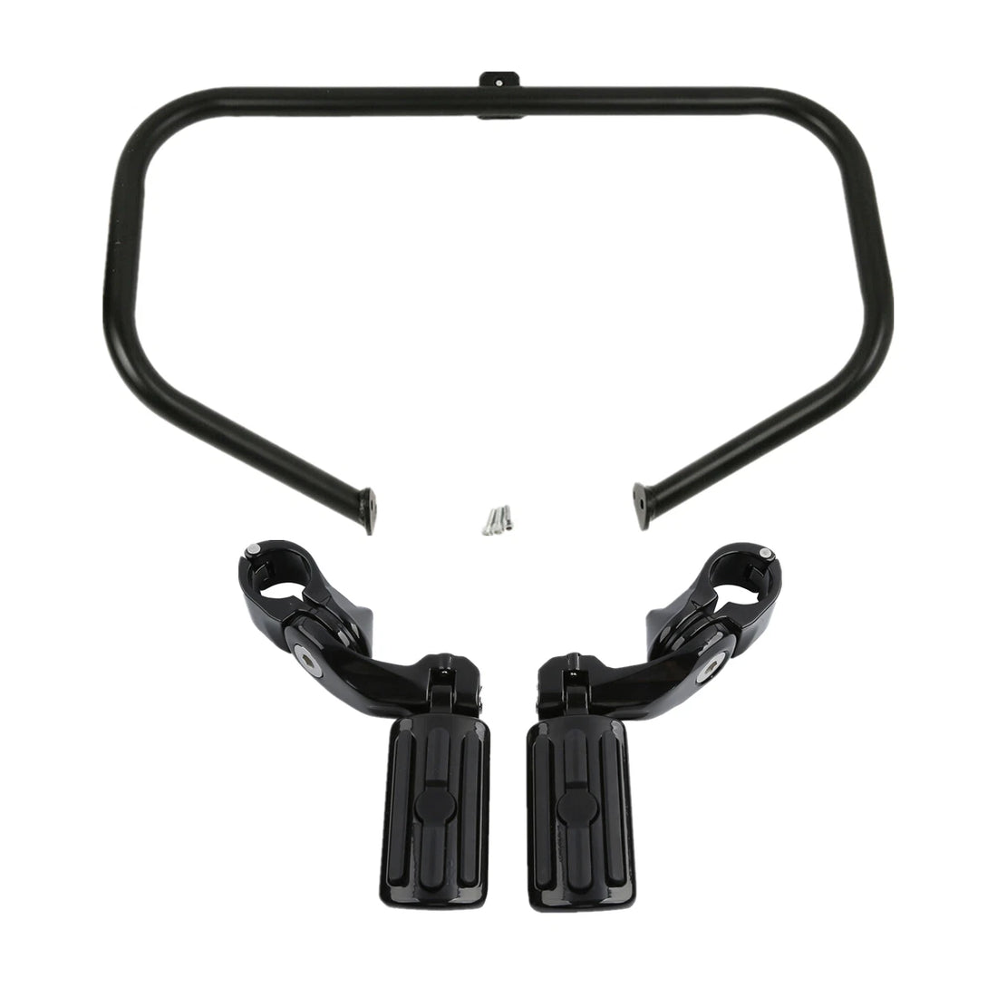 Engine Guard Highway Crash Bar & Footpegs Fit For Harley Touring Road King 97-08