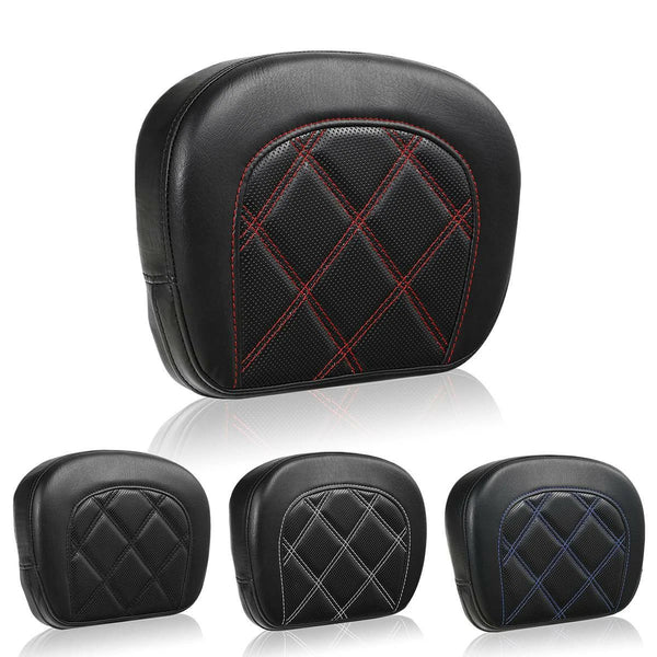 Passenger Sissy Bar Backrest Pad Fit For Harley Touring Road Glide 94-2023 Black
