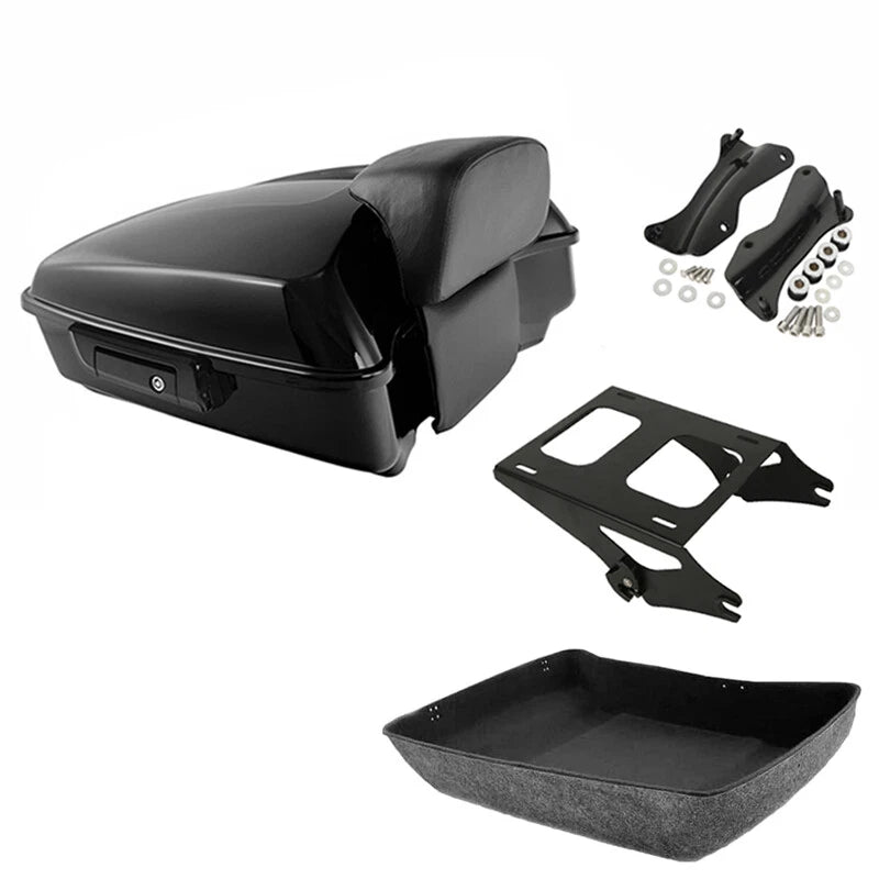 Chopped Trunk Pad Mount Docking Hardware Fit For Harley Touring Road King 14-26