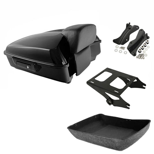 Chopped Trunk Pad Mount Docking Hardware Fit For Harley Touring Road King 14-26