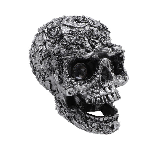 Motorcycle LED Retro Skull Headlight For Harley Honda Choppers Cruiser Custom