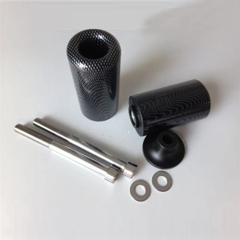 Fit For 2005 2006 Kawasaki Ninja ZX6R ZX636 Frame Sliders Crash Protector Carbon