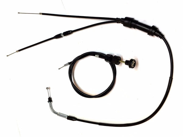 For Yamaha PW 50 Throttle Gas Accelerator Cable & Pull Choke Cable 1981 - 2002