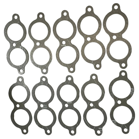 10PC Exhaust Pipe Flange Gasket For 250 400 400 520 525 Exc 400 450 525 Mxc 400