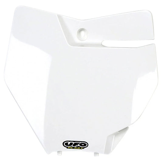 UFO Front Number Plate White For KTM 300 XC 2017-2018