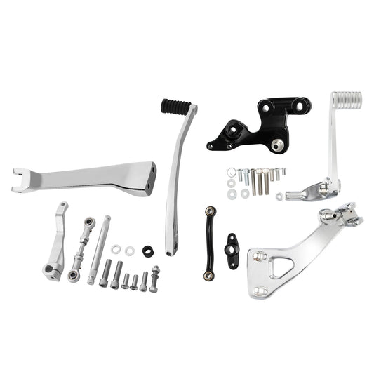Mid-Controls Shift & Brake Side Set Fit For Harley Fat Bob Sport Glide 2018-2025