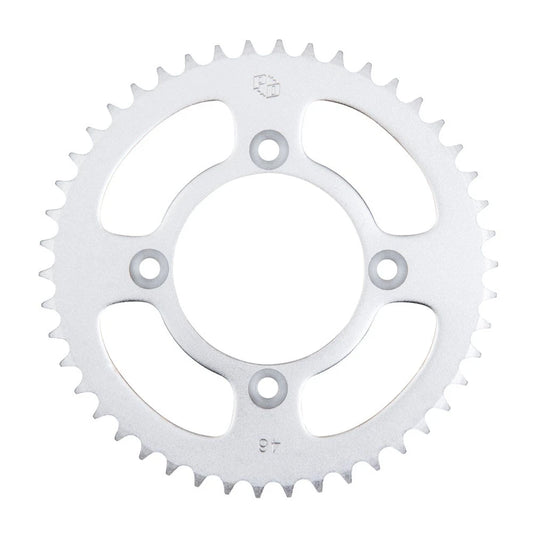 Primary Drive Rear Steel Sprocket 46 Tooth Silver For Honda XR80 1985-1989