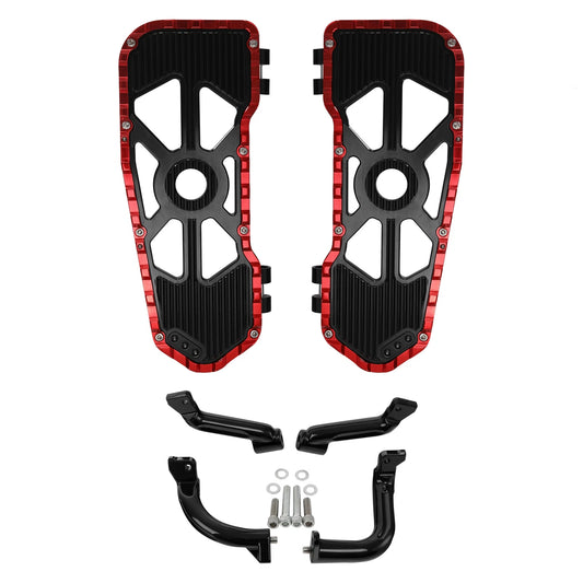 Driver Rider Floorboards Footboards Mount Bracket Fit For Harley Touring 2014-24