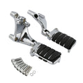 Chrome Passenger Foot Pegs Mount Bracket Fit For Harley Sportster XL 883 2014-22