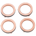 4PC Exhaust Pipe Gasket For Yamaha GPD150-A NMAX 2017 GPD125-A NMAX 2015-2017