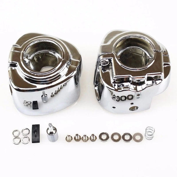 Chrome Switch Housing Cover Fit For Harley Dyna Touring Softail V-Rod 2009-2013