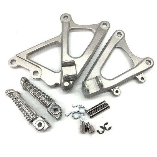 Silver Driver Front Foot Peg Bracket Fit for Yamaha Yzf R1 2009-2012 2013 2014
