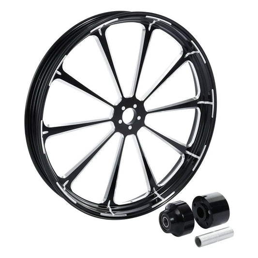 26" x 3.5" Front Wheel Rim Hub Single Disc Fit For Harley Touring ABS 1997-2021