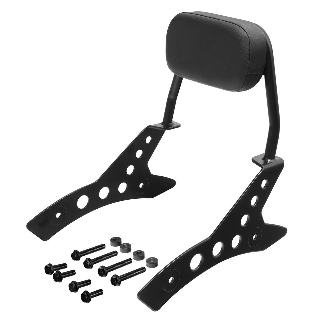 Black Passenger Sissy Bar W/ Backrest Pad Fit For Honda Rebel CMX1100 2021-2025