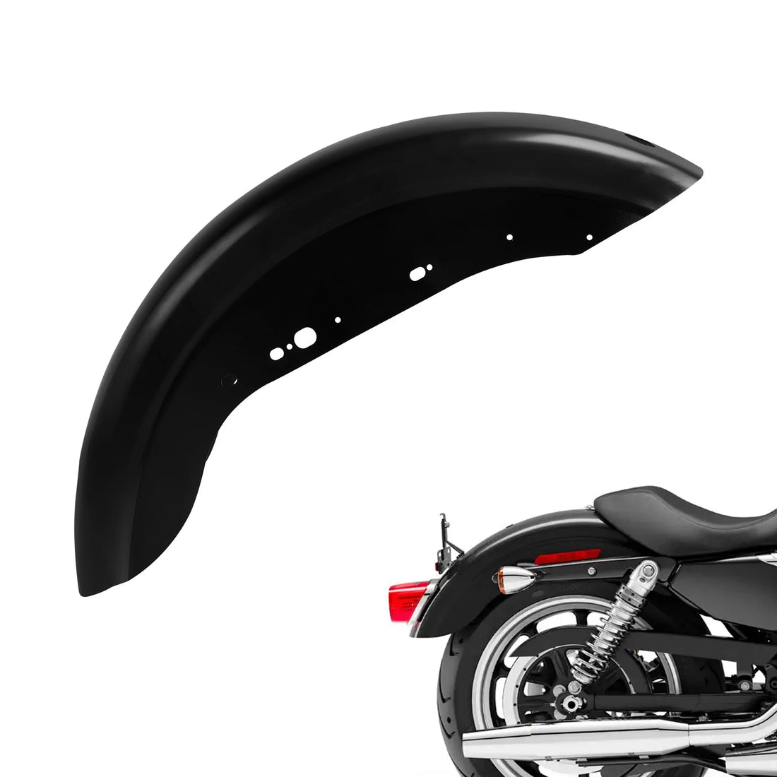 Rear Fender Fit For Harley Sportster 883 1200 Custom XL883C XL1200C 2004-2006 05
