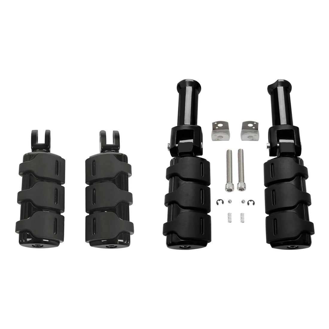 Driver & Passenger Footpeg Pegs Footrests Bracket Fit For Harley Softail 2018-25