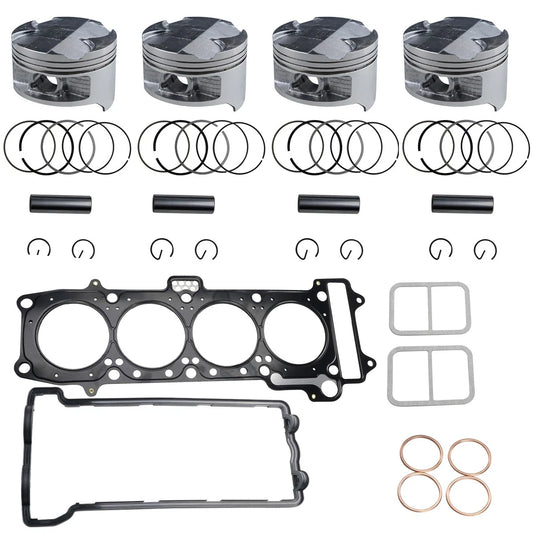 Std +25 Cylinder Cover Gasket And Piston Kits For Kawasaki Ninja ZX-7R 1996-2003
