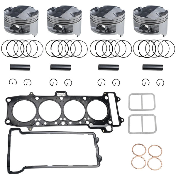 Std +25 Cylinder Cover Gasket And Piston Kits For Kawasaki Ninja ZX-7R 1996-2003