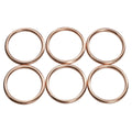 6pcs 43*35*4mm Exhuast Pipe Gasket for Honda CBX 79-82 VT500 83-86 VF1100 83-86