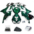 For Kawasaki Ninja ZX6R 2005-2025 636 Green Forged Carbon Fiber Fairing Kit+Tank