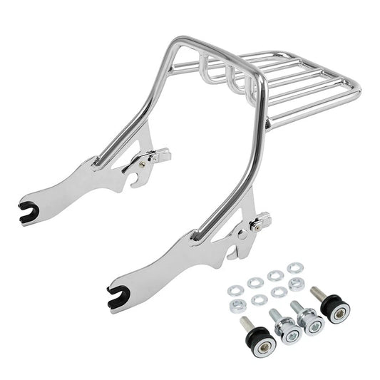 Chrome Luggage Rack Docking Hardware Fit For Harley Heritage Classic Flhc 18-25