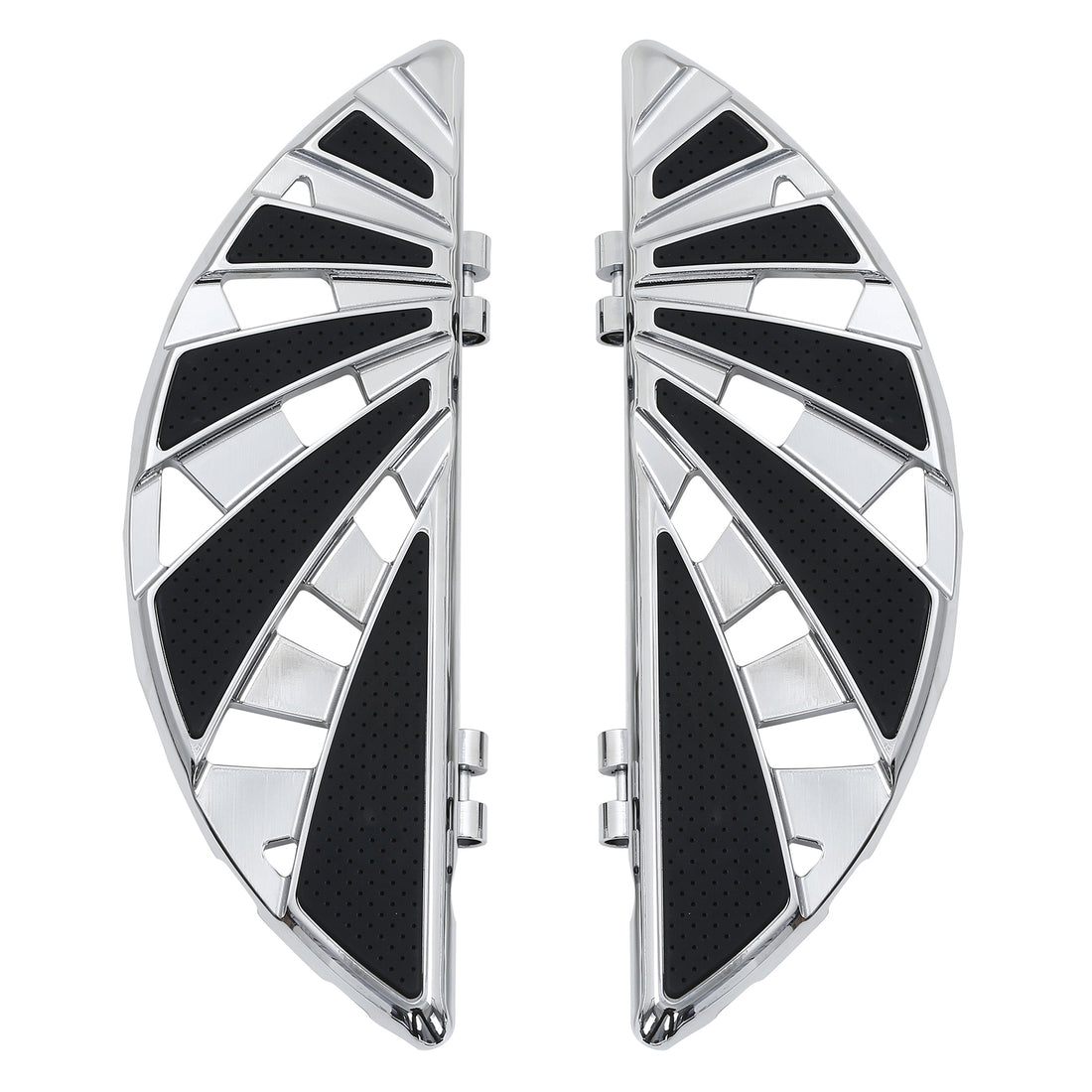 Chrome Driver Floorboards Fit For Harley Touring Road King 86-24 Softail 1986-17
