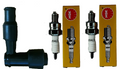 2) Spark Plug + Cap For Honda NSF100 Nsf 100 NSF-100 Bike Youth Sparkplug New