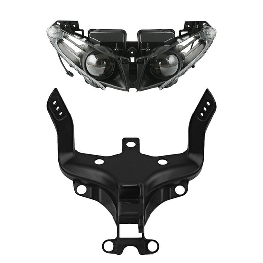 Headlight Assembly & Upper Fairing Stay Bracket Fit For Yamaha Yzf R1 2012-2014