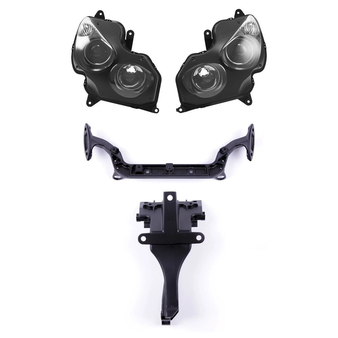 Front Headlight Mirror Fairing Stay Bracket Fit For Kawasaki Ninja ZX14R 2006-11