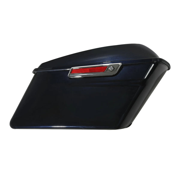 Hard Saddlebags Fit For Harley Touring Road King Glide 2014-2024 Midnight Blue