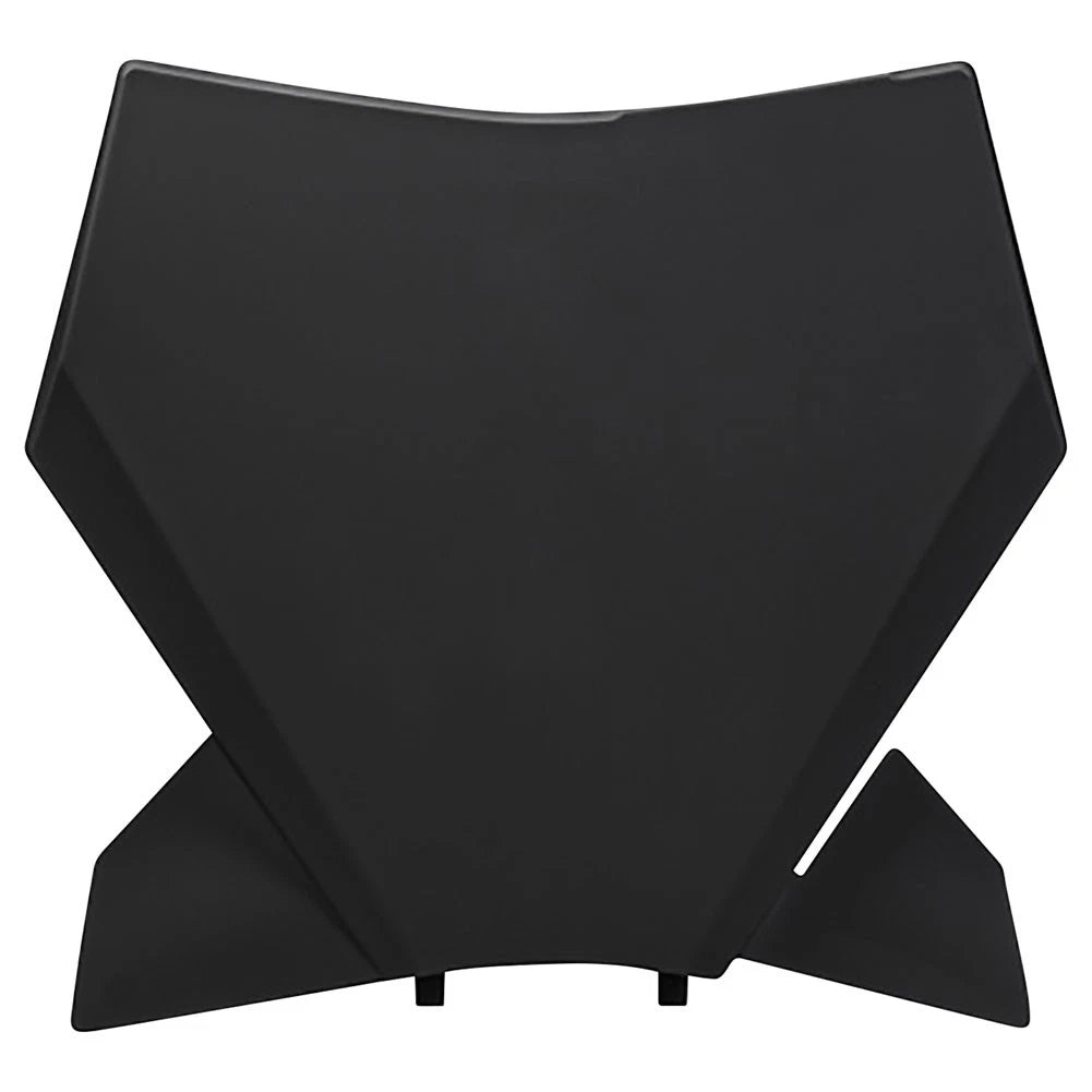 UFO Front Number Plate Black For KTM 450 SX-F 2023-2026