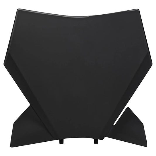 UFO Front Number Plate Black For KTM 450 SX-F 2023-2026